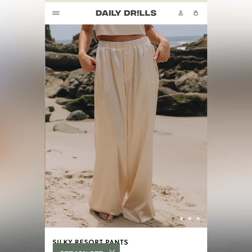 Brand new DD silky resort pants! These are just too big and I cannot return.